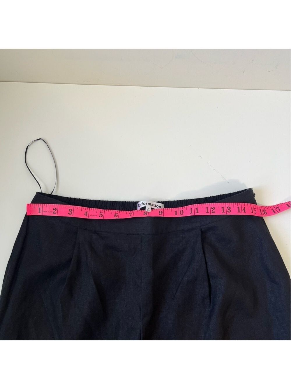 NWT Reformation Violet Linen Two Piece in Black Size 8 - Picture 13 of 15